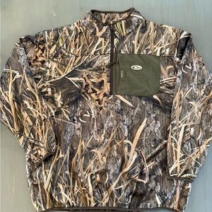 Drake Waterfowl 1/4 Zip Mossy Oak Shadowgrass 3XL